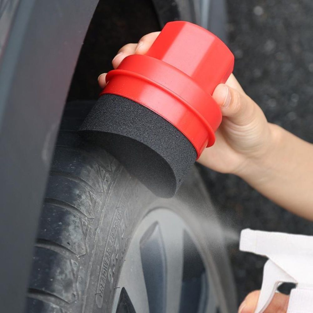 Curved Tire Polishing Sponge w - огляд і ціна Wax Applicator Pad