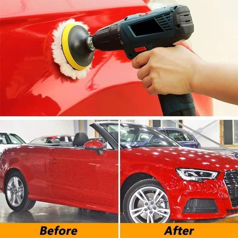 8Pcs Car Polishing Pads Kit 3/ - огляд і ціна Polish Pad Set Buffer